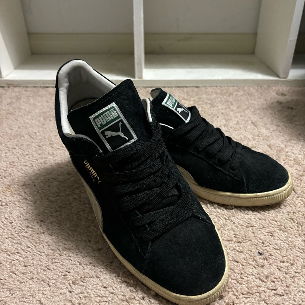 Puma Black Sneakers Suede